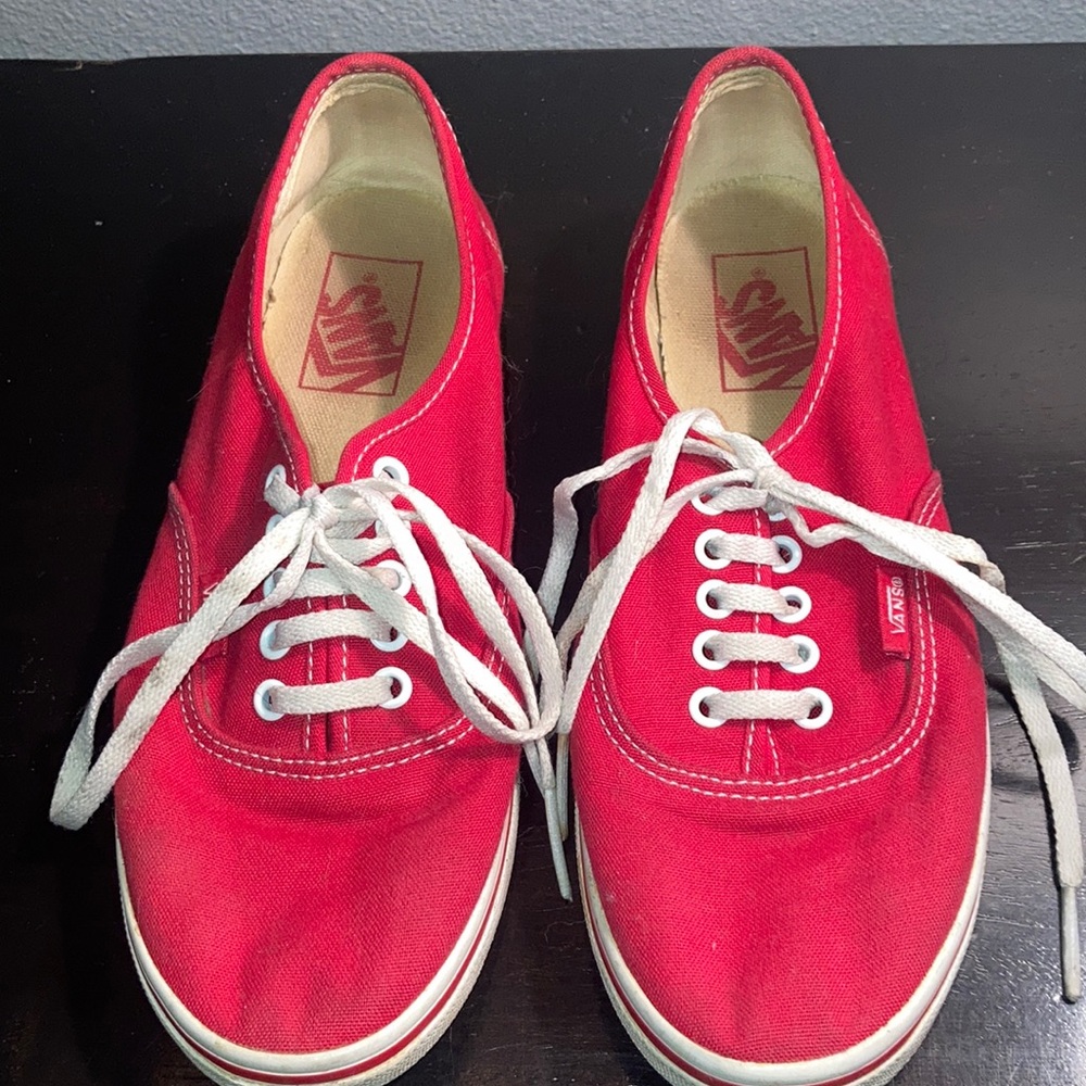 Red Vans ❤️❤️❤️